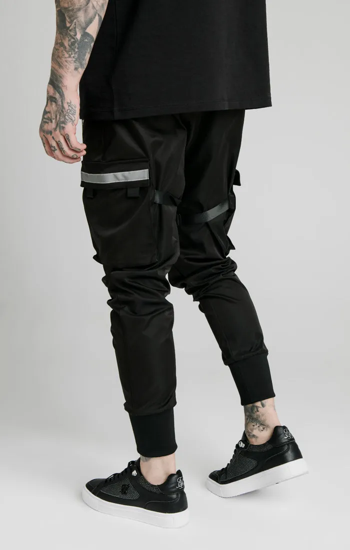 Black Essential Combat Cargo Pant sold by Siksilk product image thumbnail 3