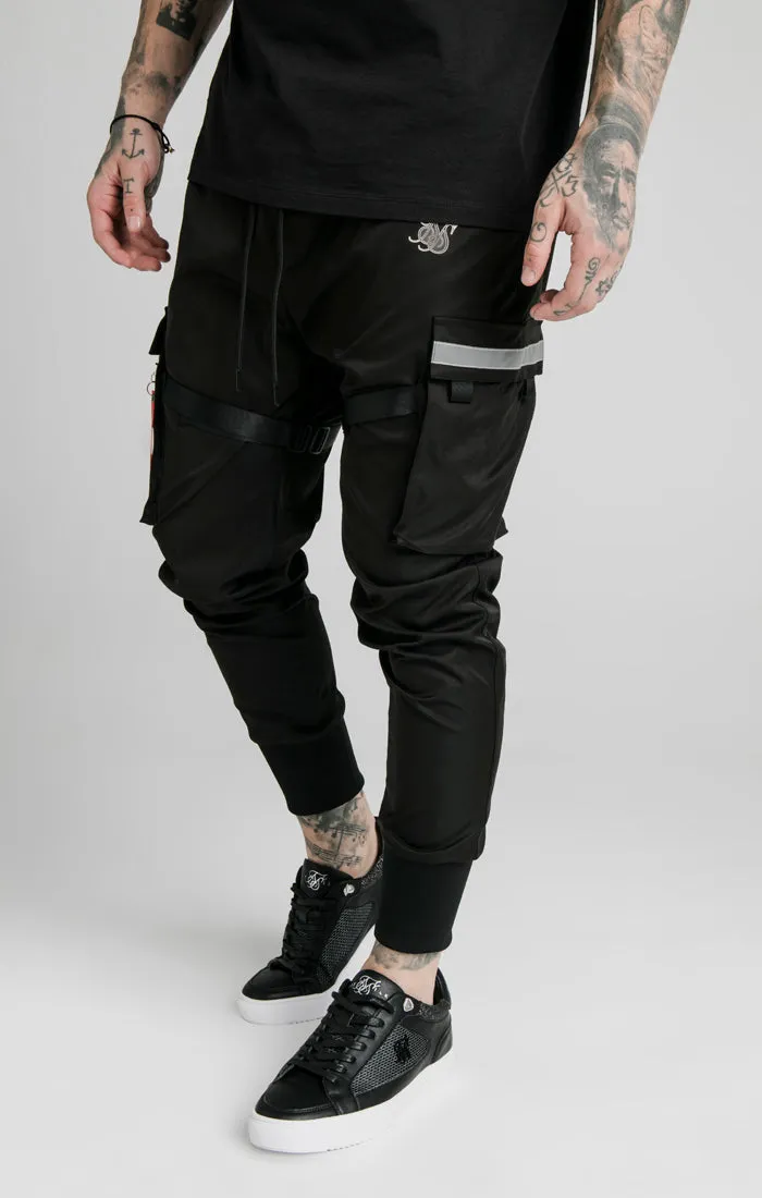 Black Essential Combat Cargo Pant sold by Siksilk product image thumbnail 2