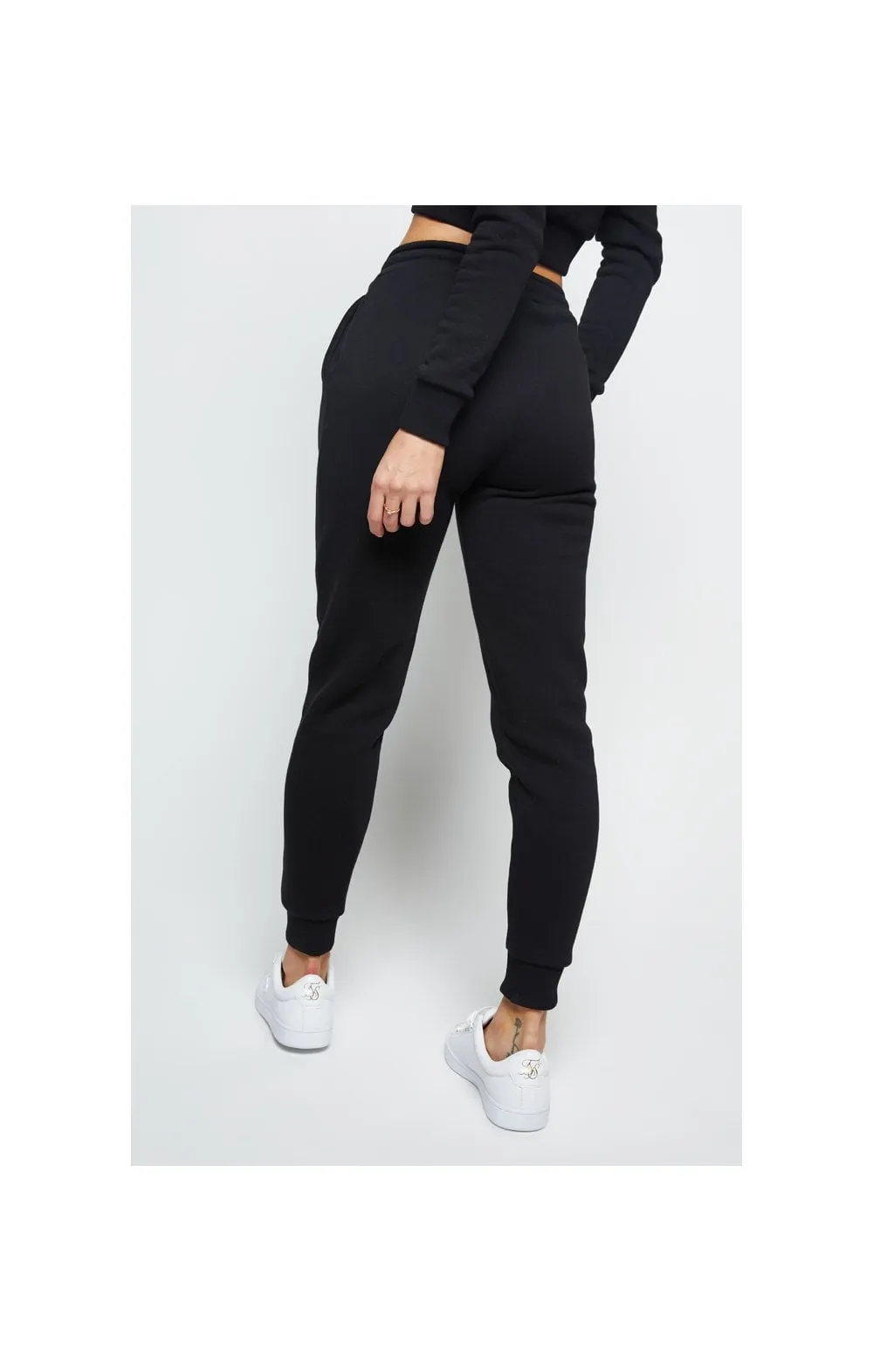 Black Essential Track Pant sold by Siksilk product image thumbnail 3
