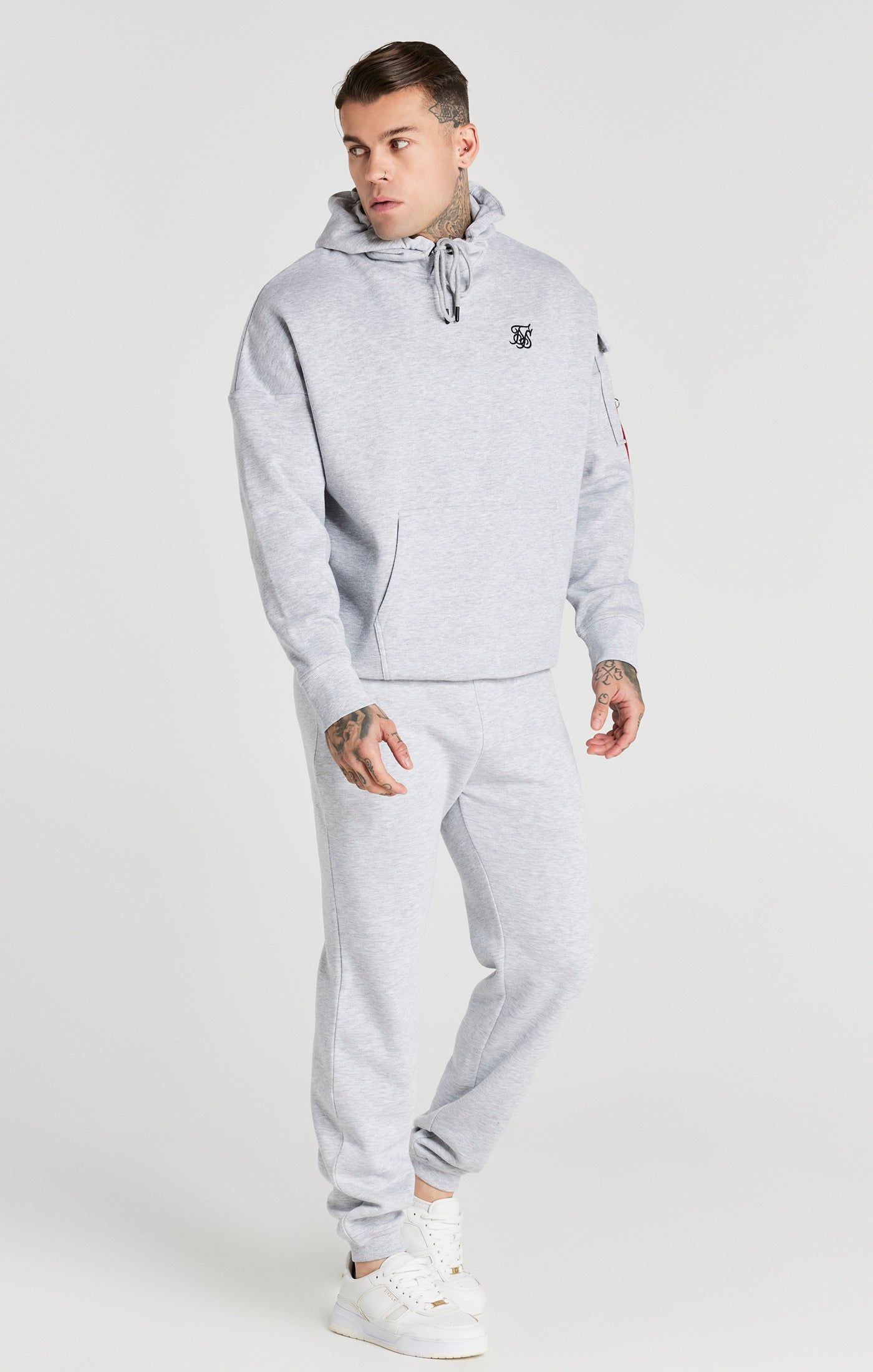 Grey Overhead Flight Hoodie sold by Siksilk product image thumbnail 4
