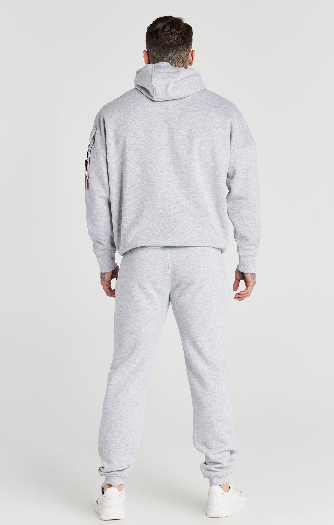 Grey Overhead Flight Hoodie sold by Siksilk product image thumbnail 5