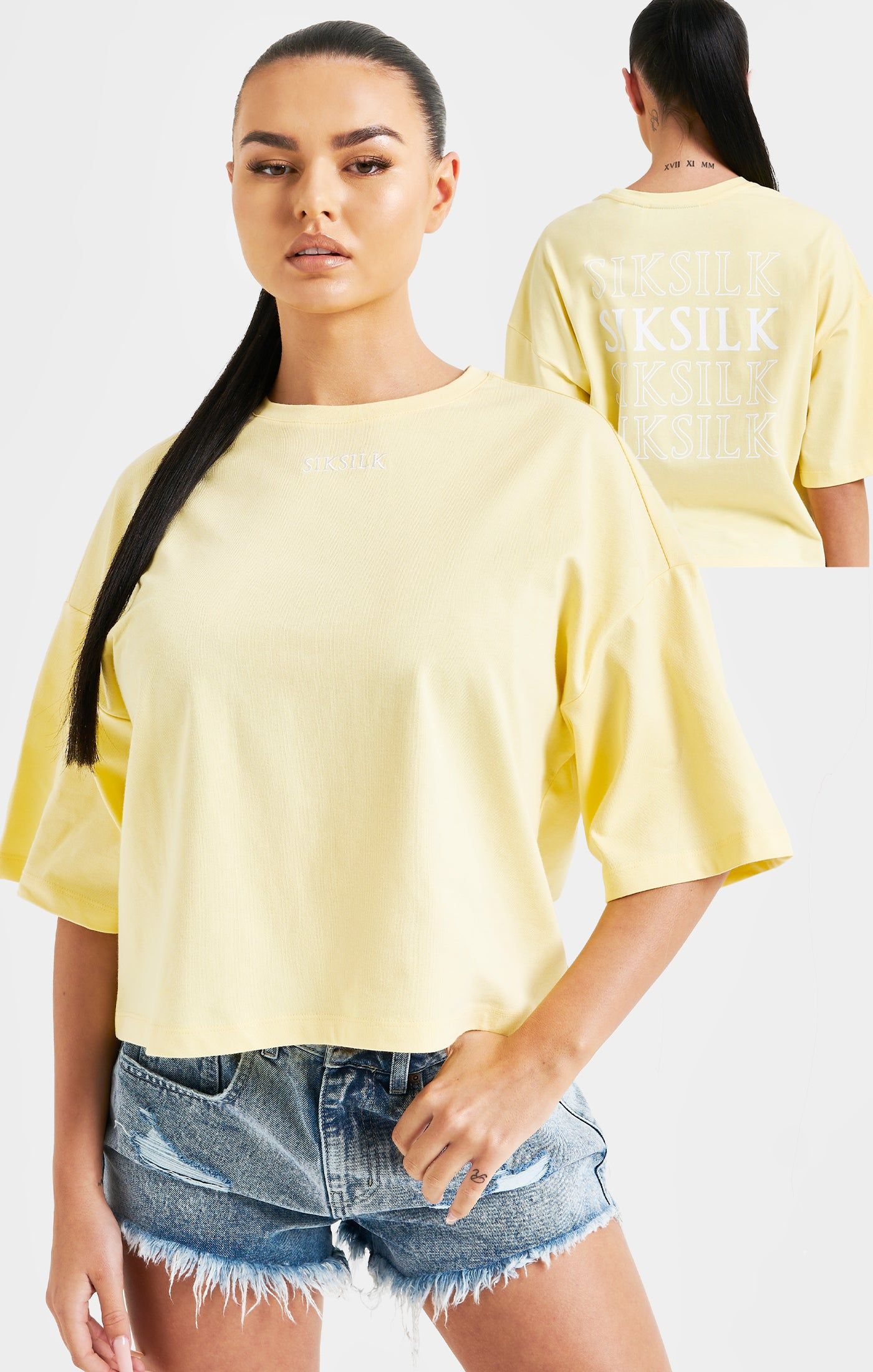 Lemon Repeat Logo T-Shirt sold by Siksilk