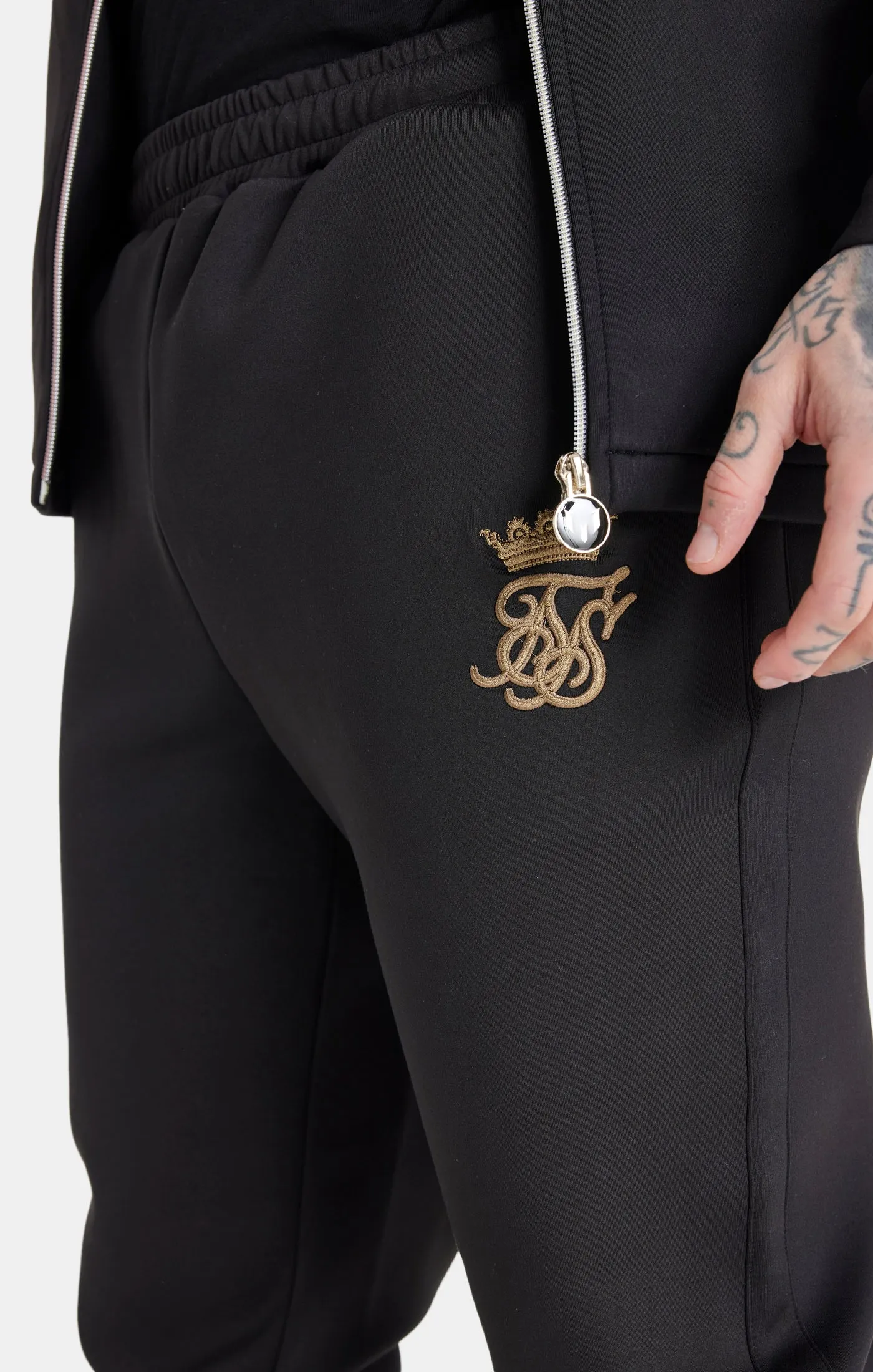 Messi x SikSilk Black Tape Pant sold by Siksilk product image thumbnail 3