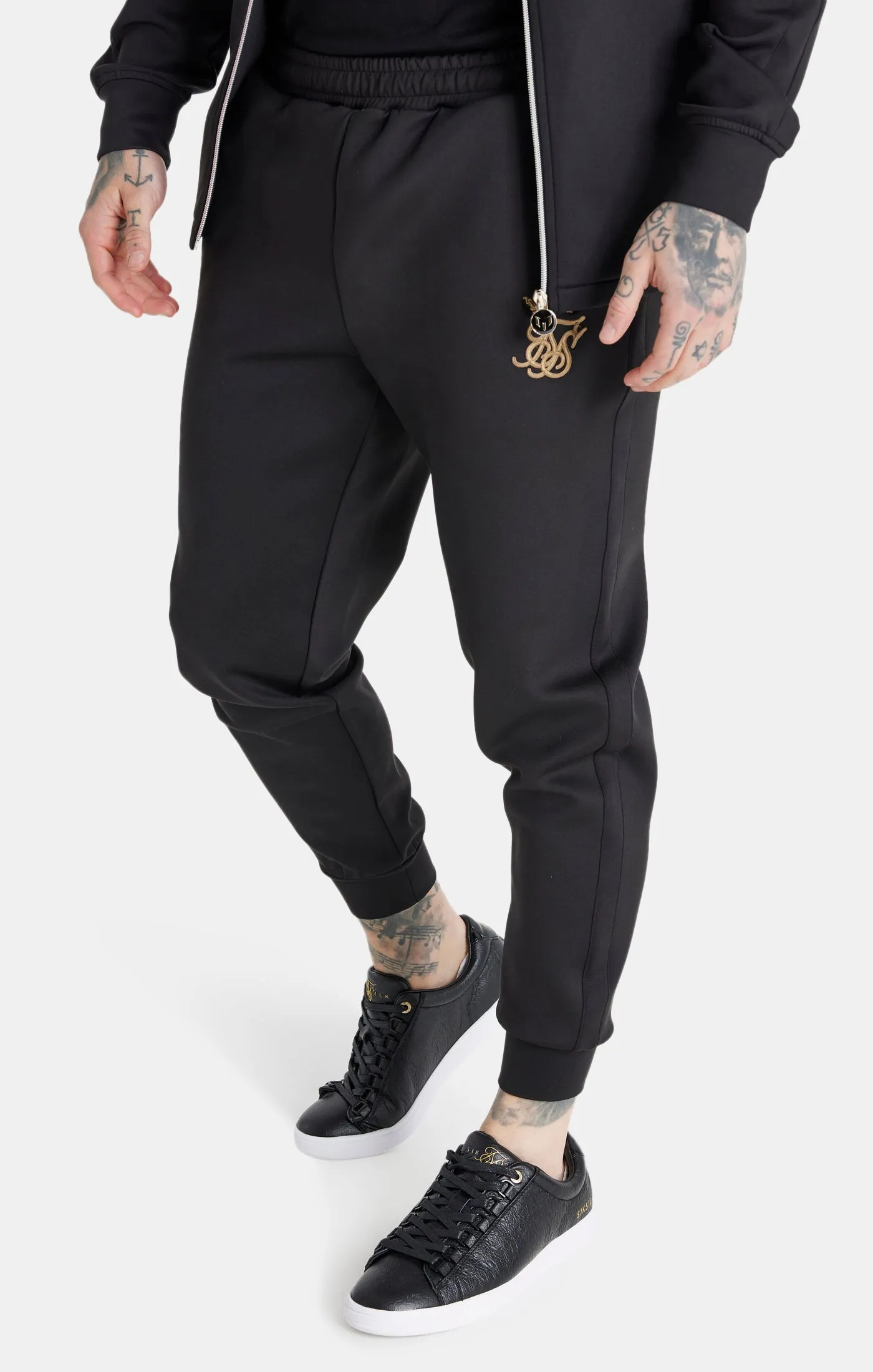 Messi x SikSilk Black Tape Pant sold by Siksilk