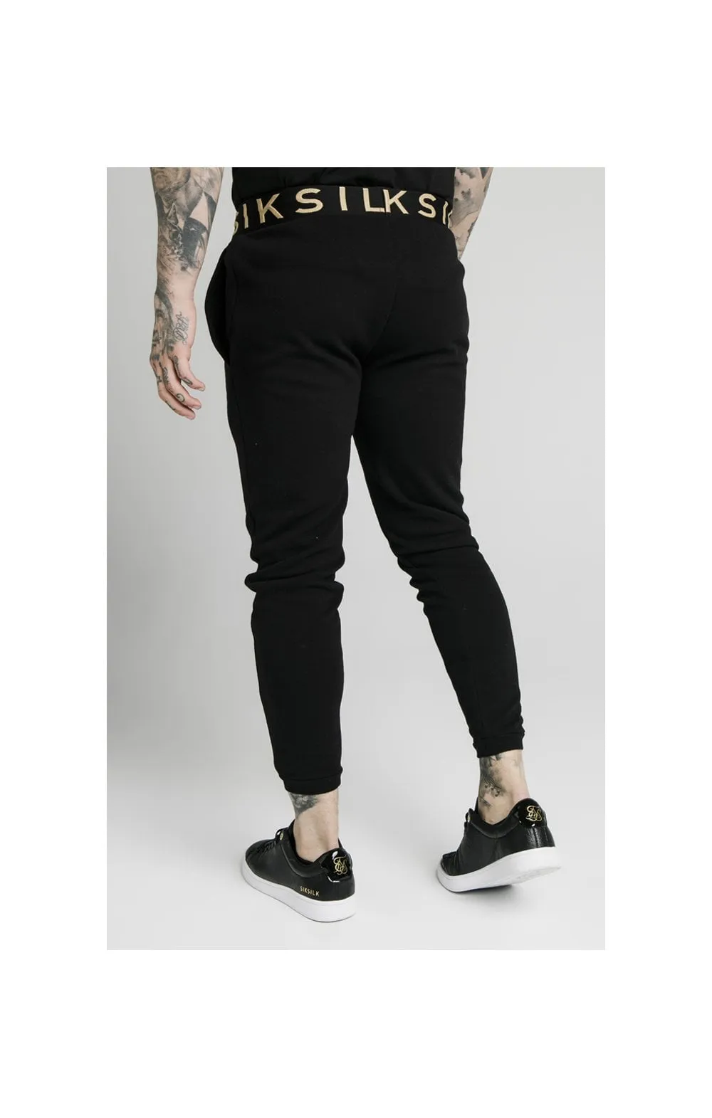 SikSilk Elastic Jacquard Pants - Black sold by Siksilk product image thumbnail 3