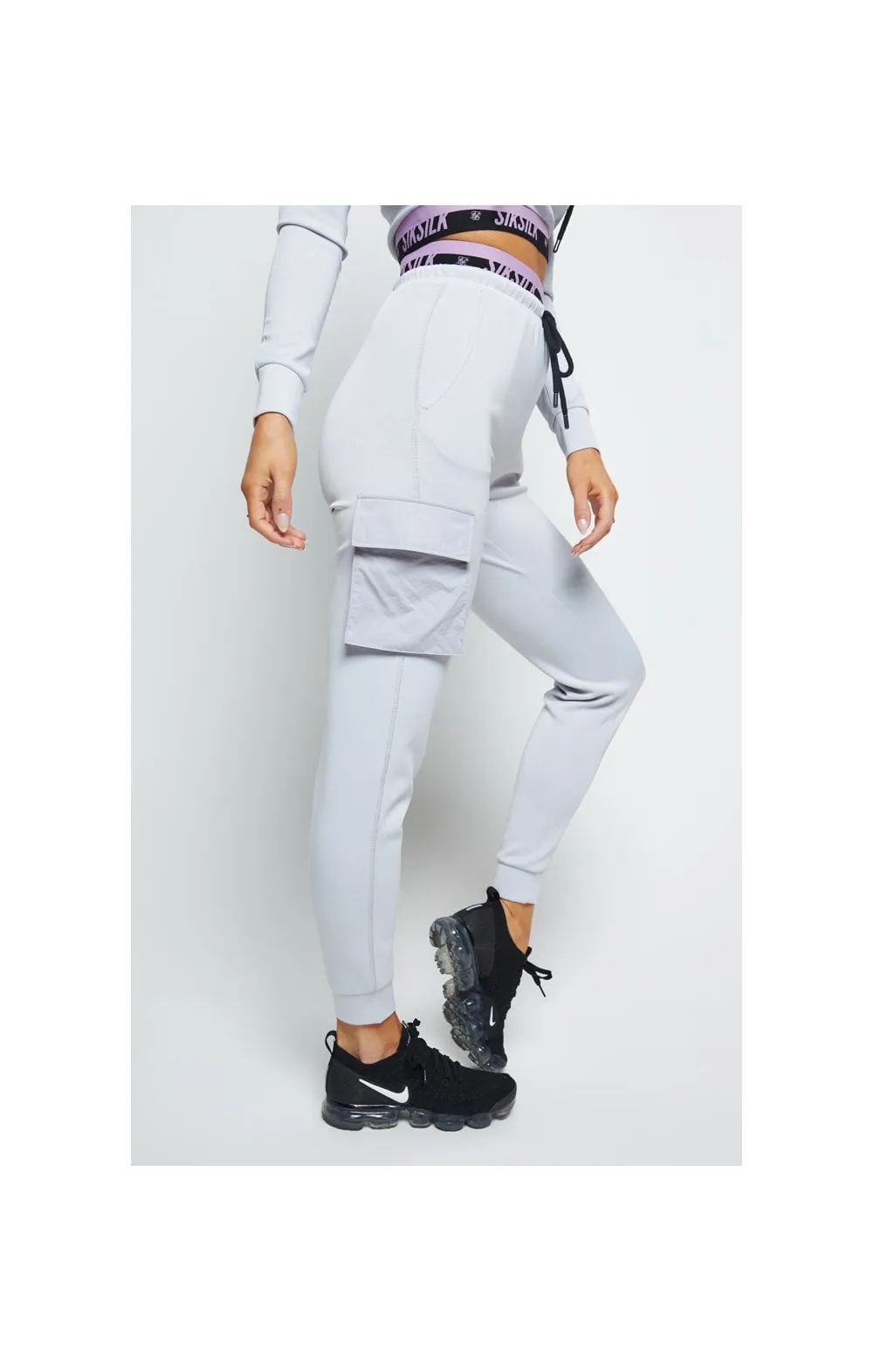 SikSilk Divergent Cargo Joggers - Grey sold by Siksilk product image thumbnail 3