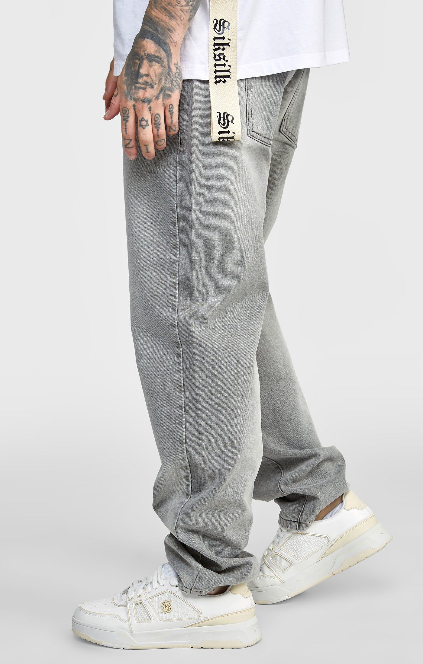 Grey Relaxed Fit Cargo Short sold by Siksilk product image thumbnail 2