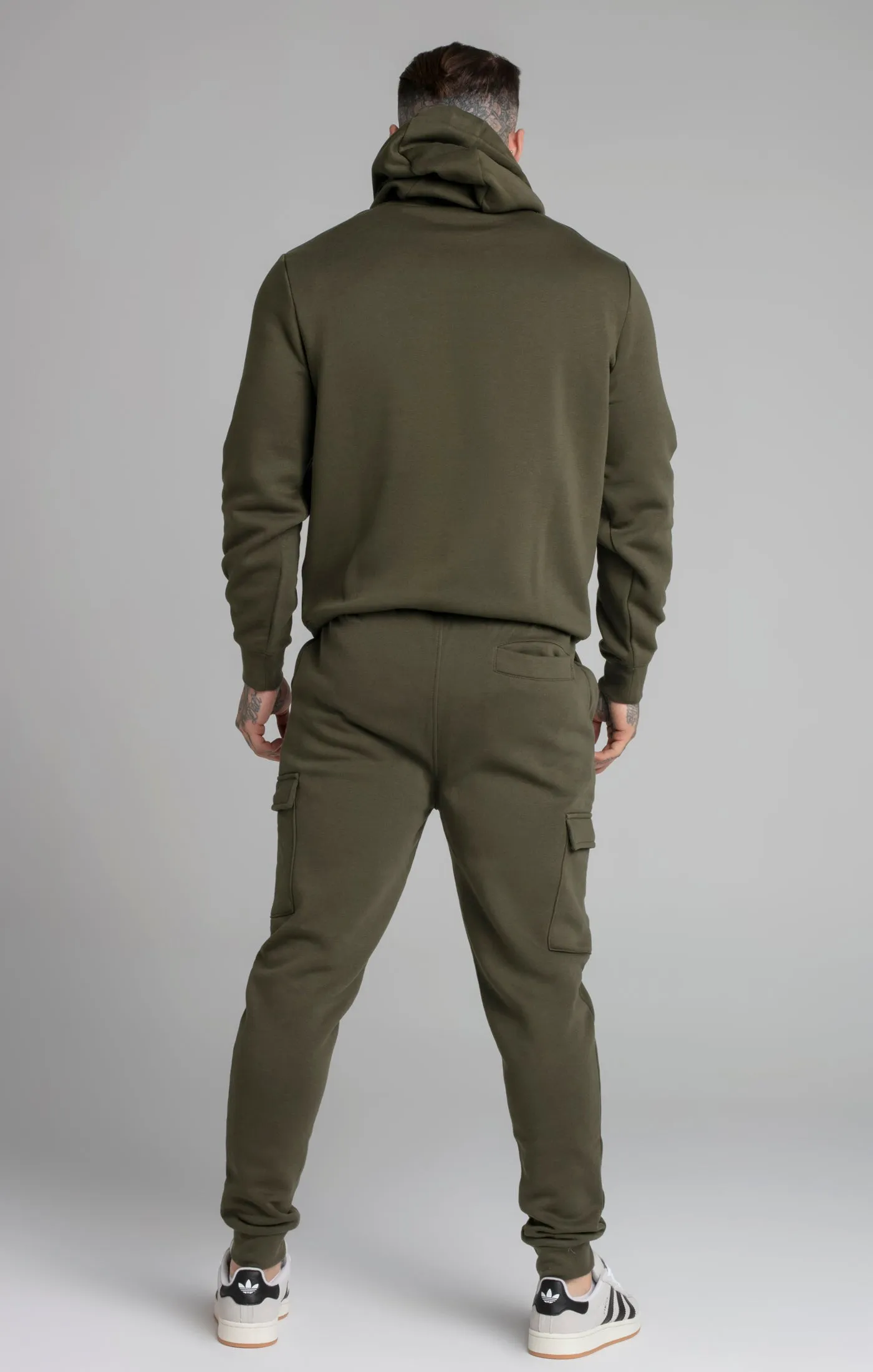 Khaki Essential Overhead Hoodie sold by Siksilk product image thumbnail 5