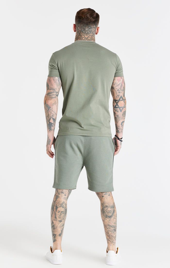 Khaki Smart S Muscle Fit T-Shirt sold by Siksilk product image thumbnail 6