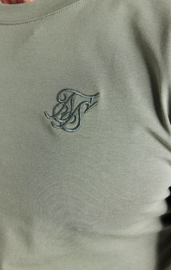 Khaki Smart S Muscle Fit T-Shirt sold by Siksilk product image thumbnail 3