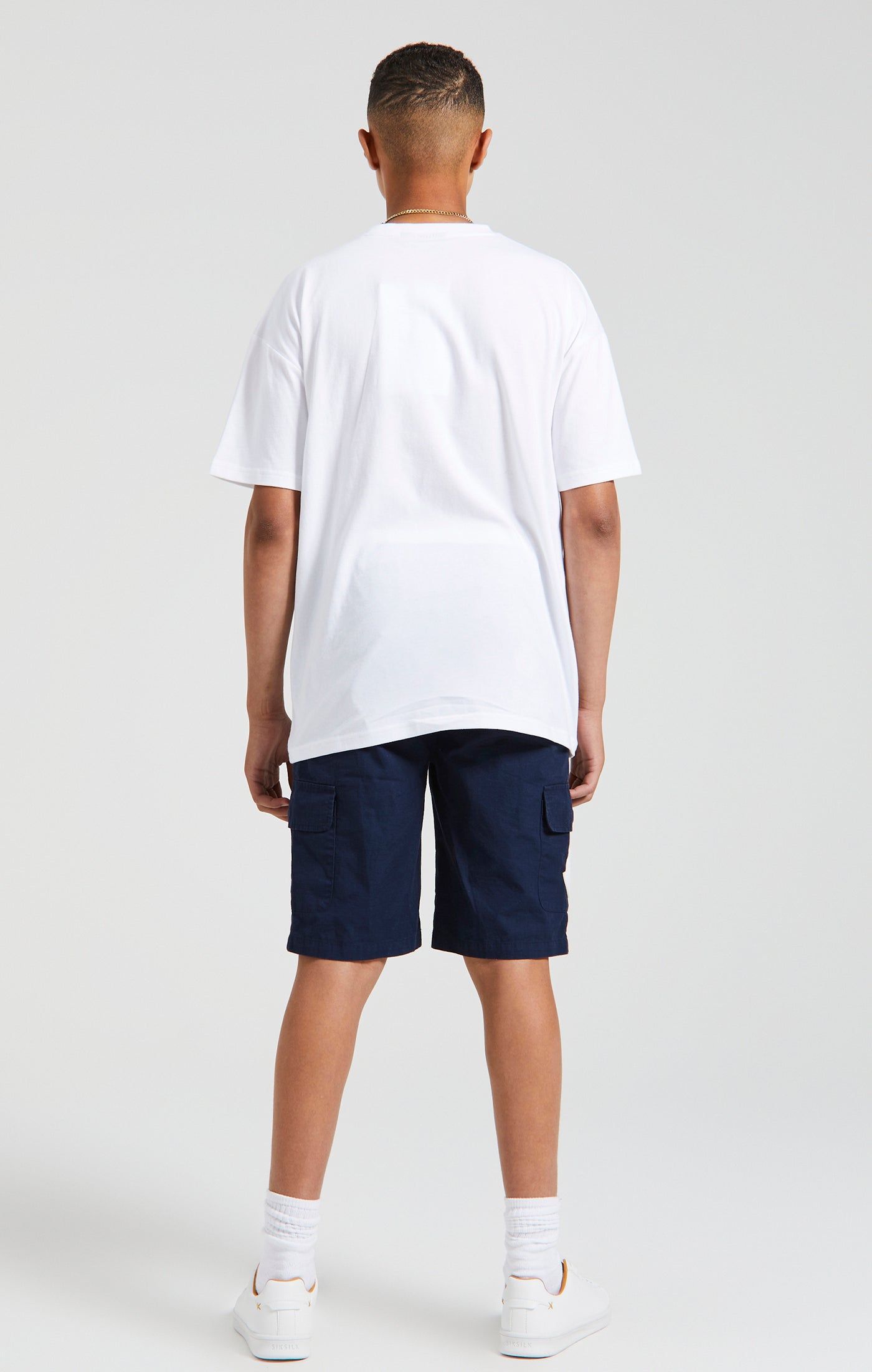 Boys Messi x SikSilk Ecru Lion Graphic Oversized T-Shirt sold by Siksilk product image thumbnail 7