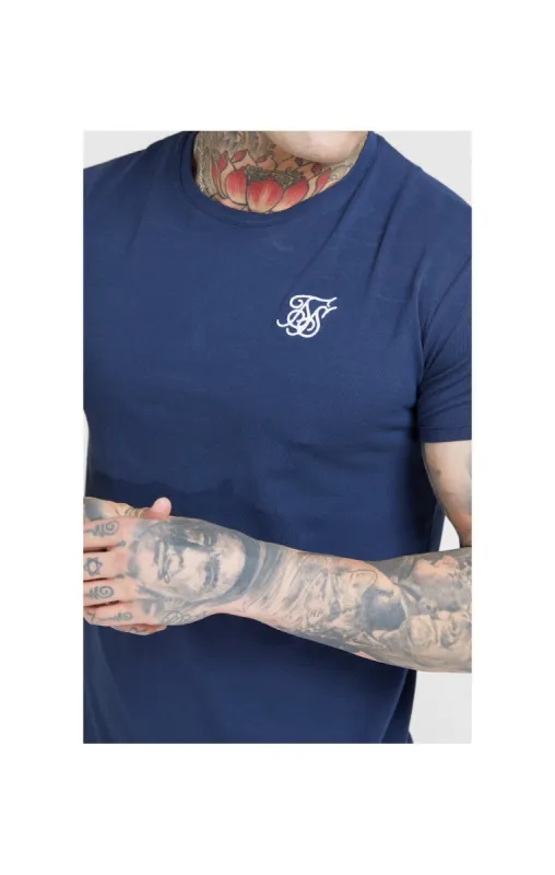 SikSilk S/S Core Gym Tee – Navy sold by Siksilk