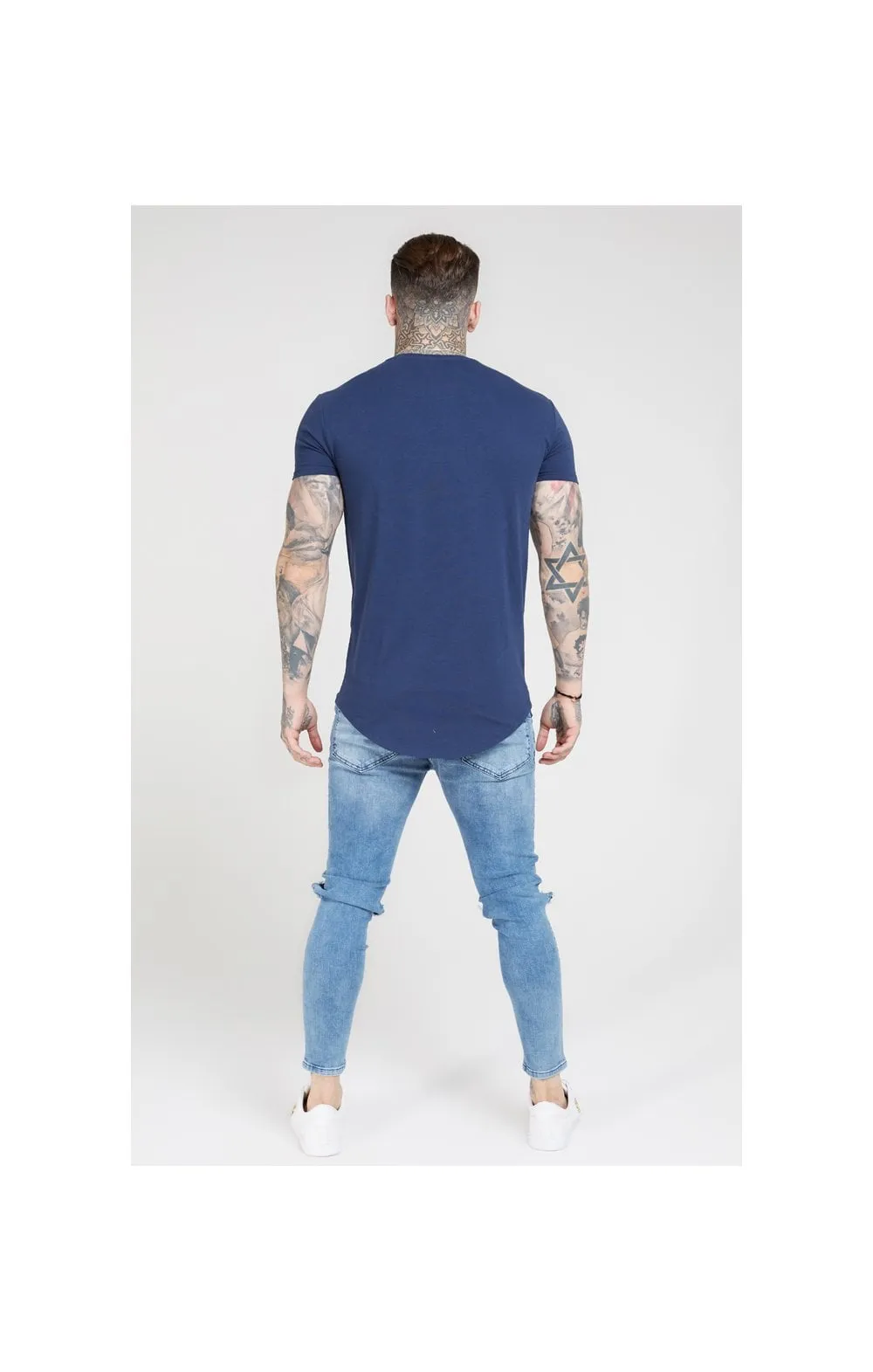 SikSilk S/S Core Gym Tee – Navy sold by Siksilk product image thumbnail 5
