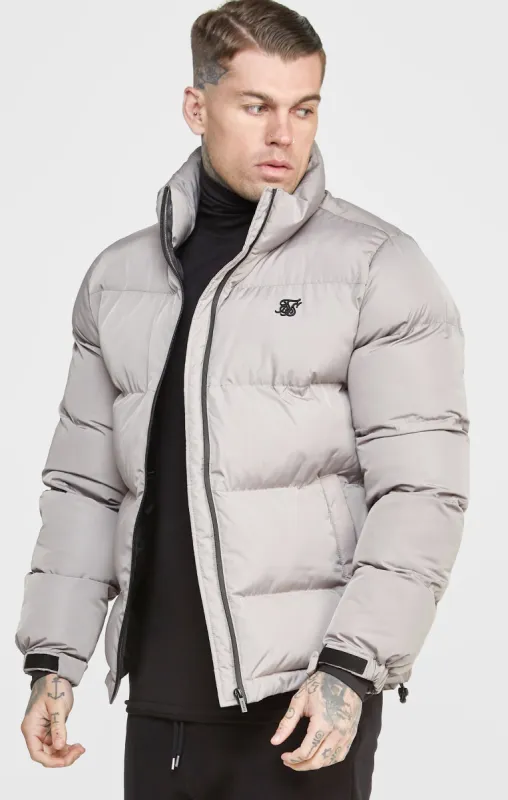 Stone Embossed Logo Bubble Jacket sold by Siksilk
