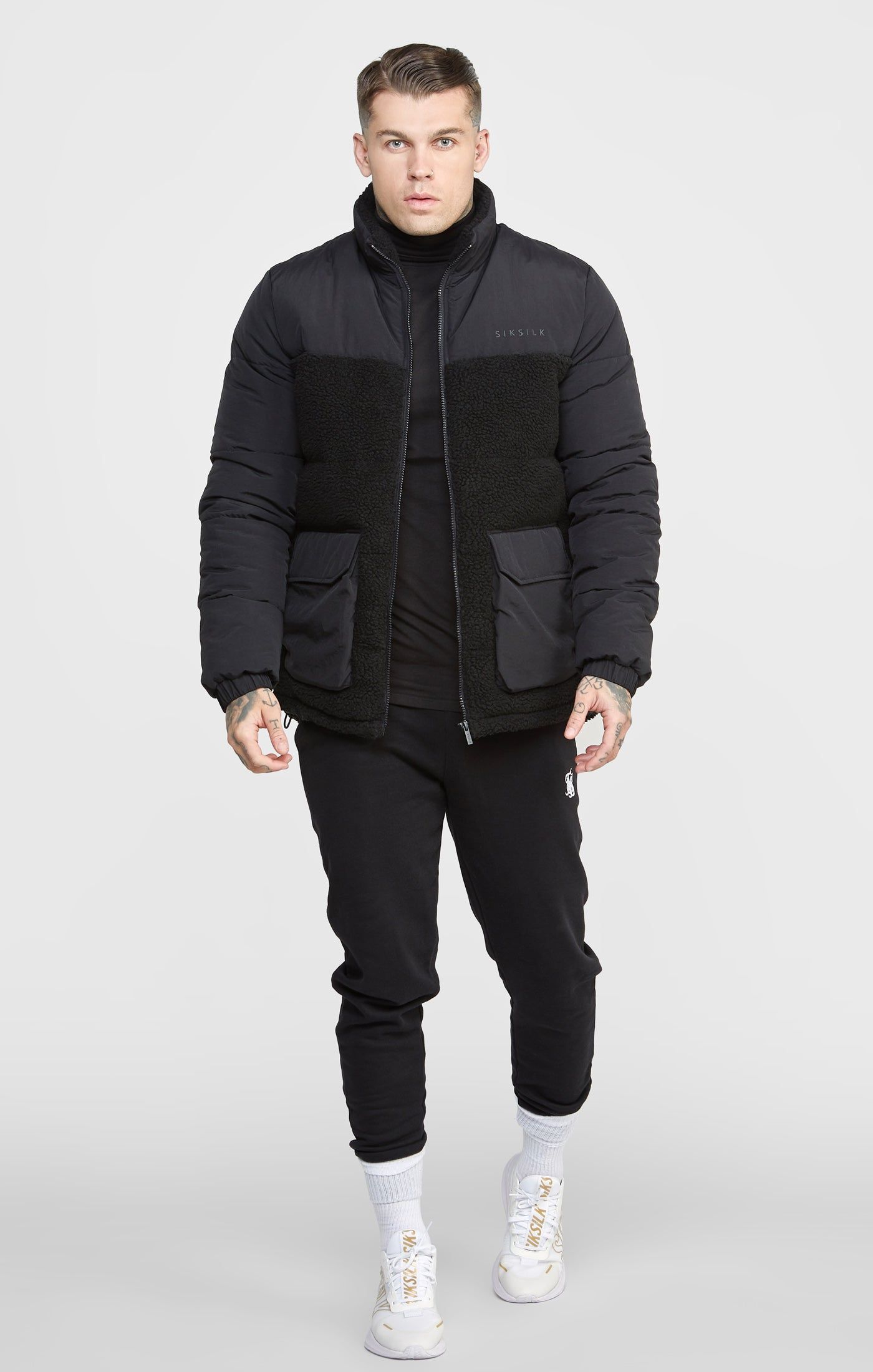 Black Bubble Jacket sold by Siksilk product image thumbnail 3