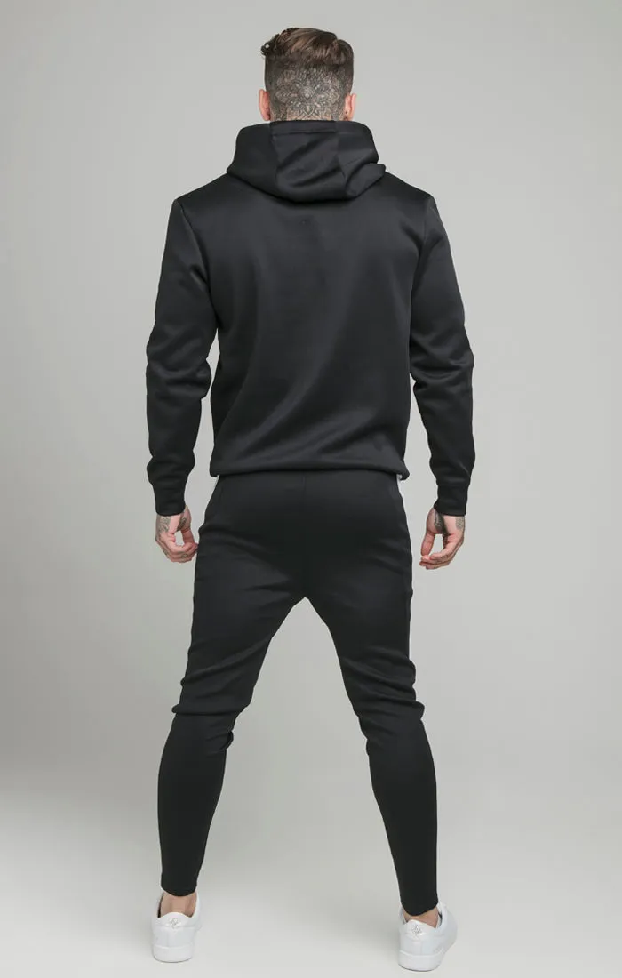 Black Monochrome Overhead Hoodie sold by Siksilk product image thumbnail 4