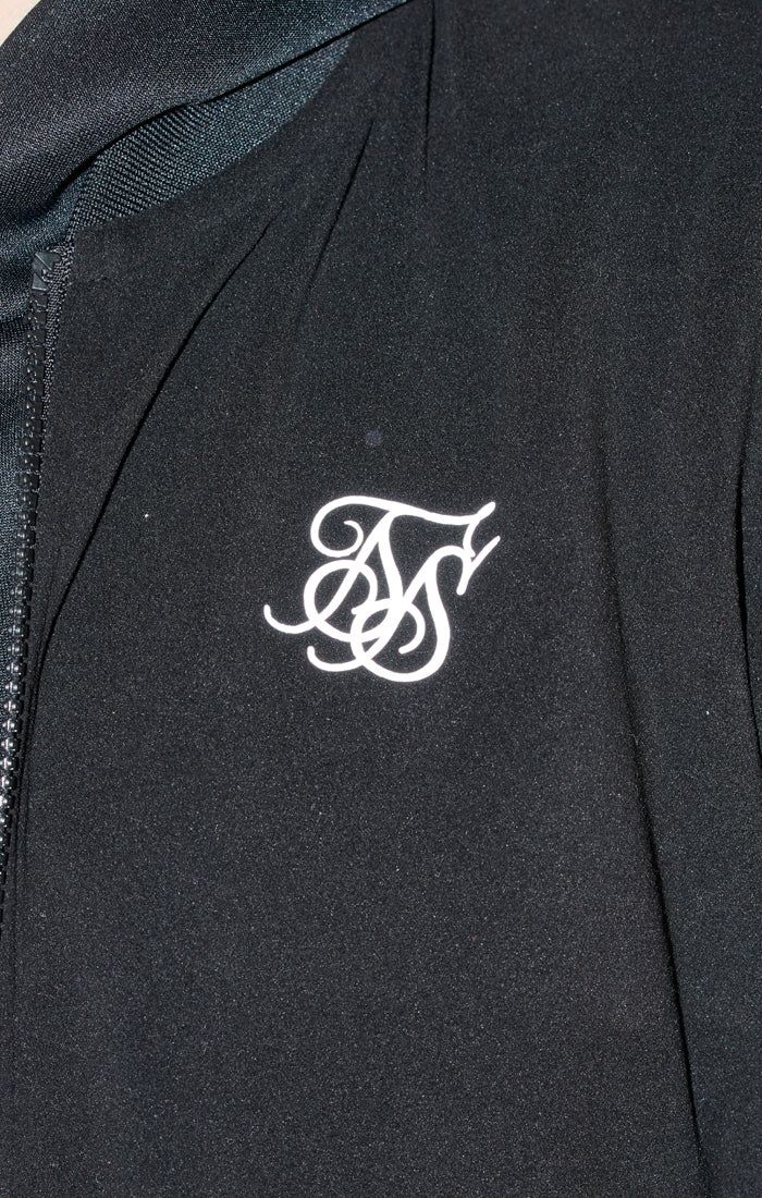 Boys Black Metallic Logo Bomber sold by Siksilk product image thumbnail 3