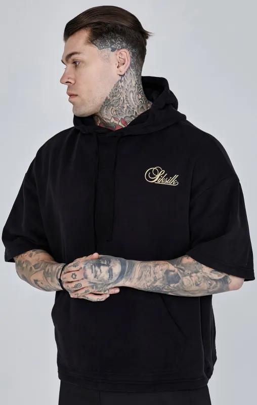 Black Cut Off Hoodie sold by Siksilk