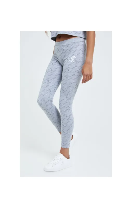 Illusive London Aop Legging - Grey Marl sold by Siksilk