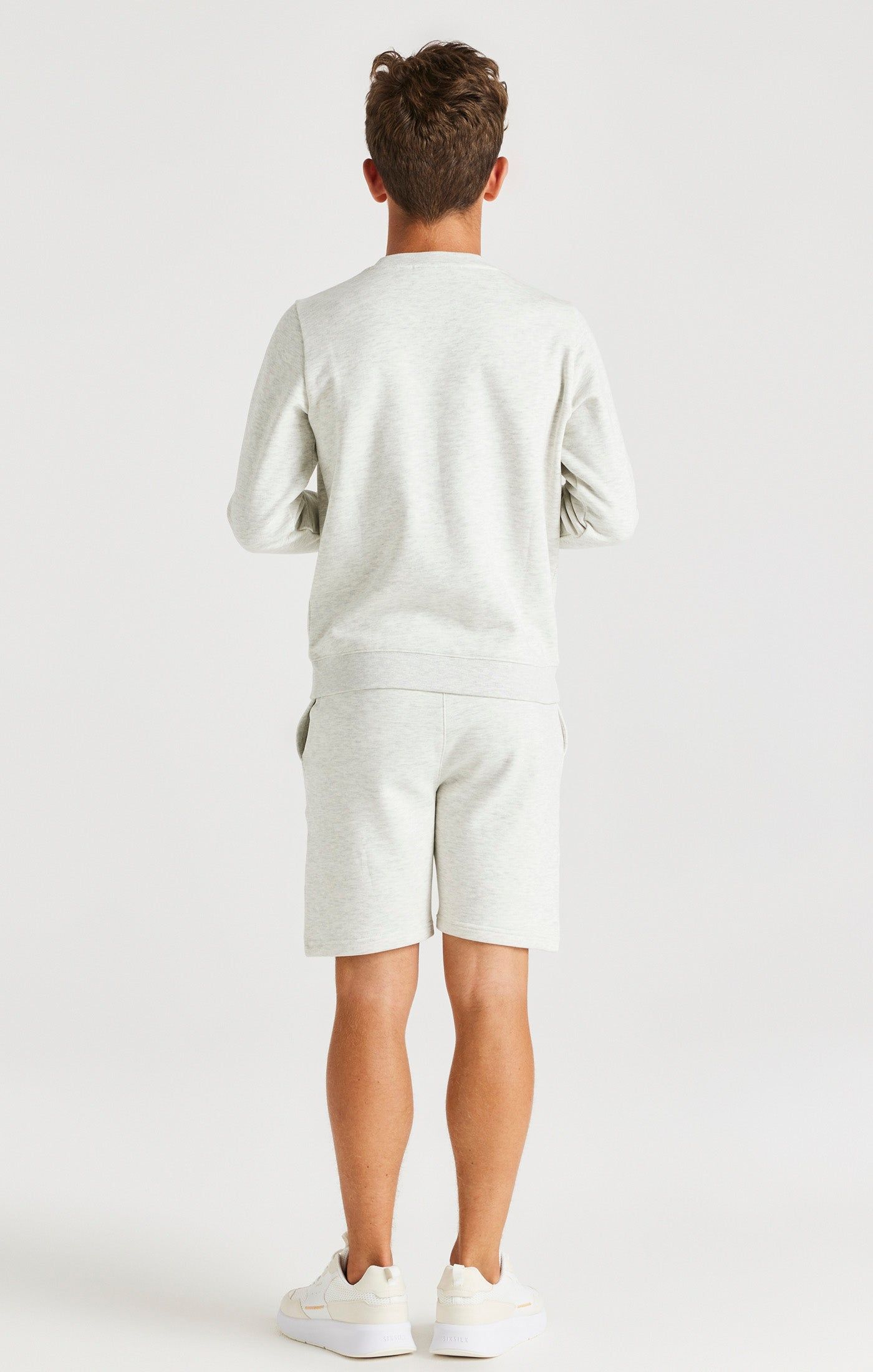 SikSilk Crew Sweater - Snow Marl sold by Siksilk product image thumbnail 6