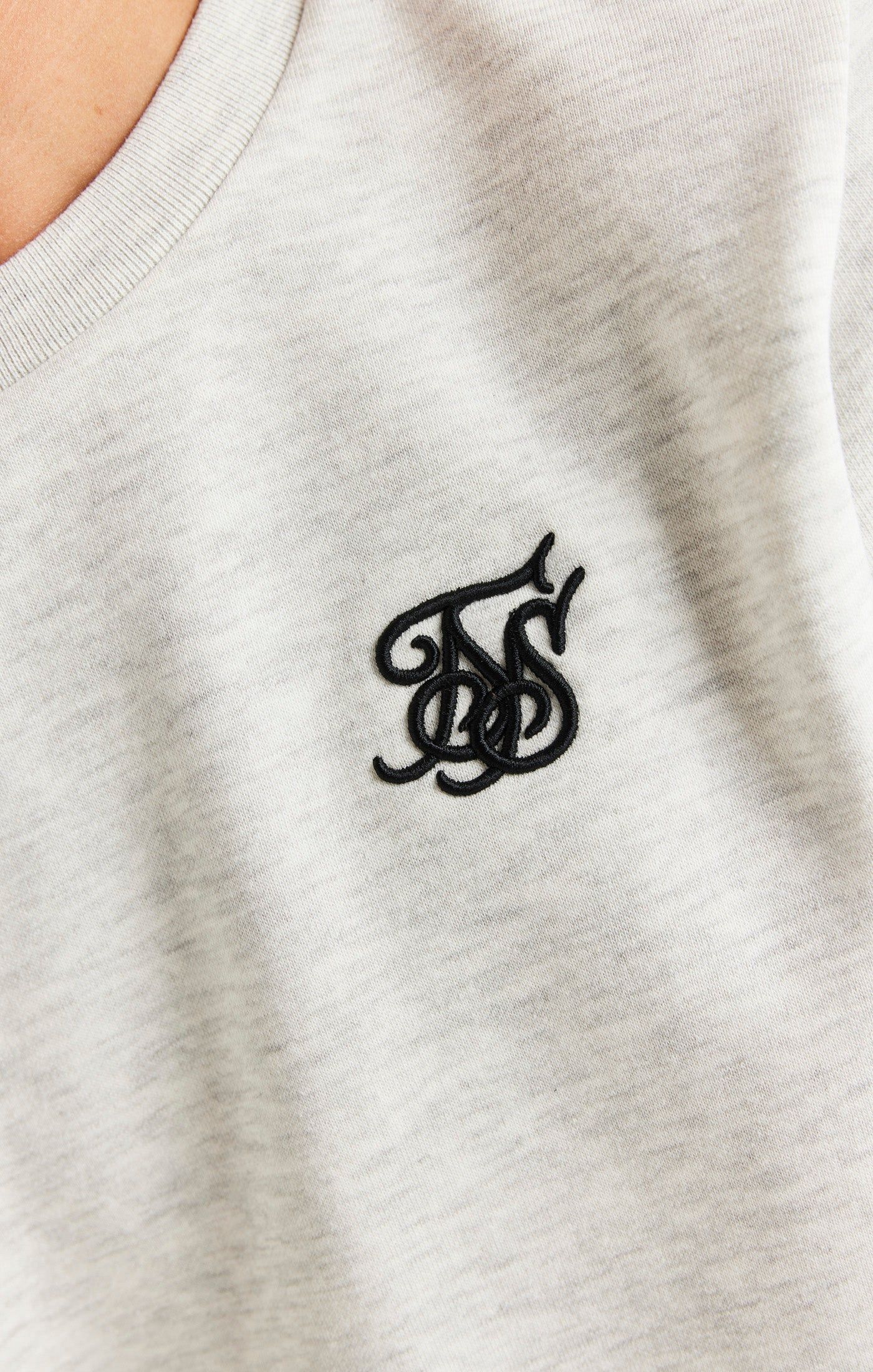 SikSilk Crew Sweater - Snow Marl sold by Siksilk product image thumbnail 2