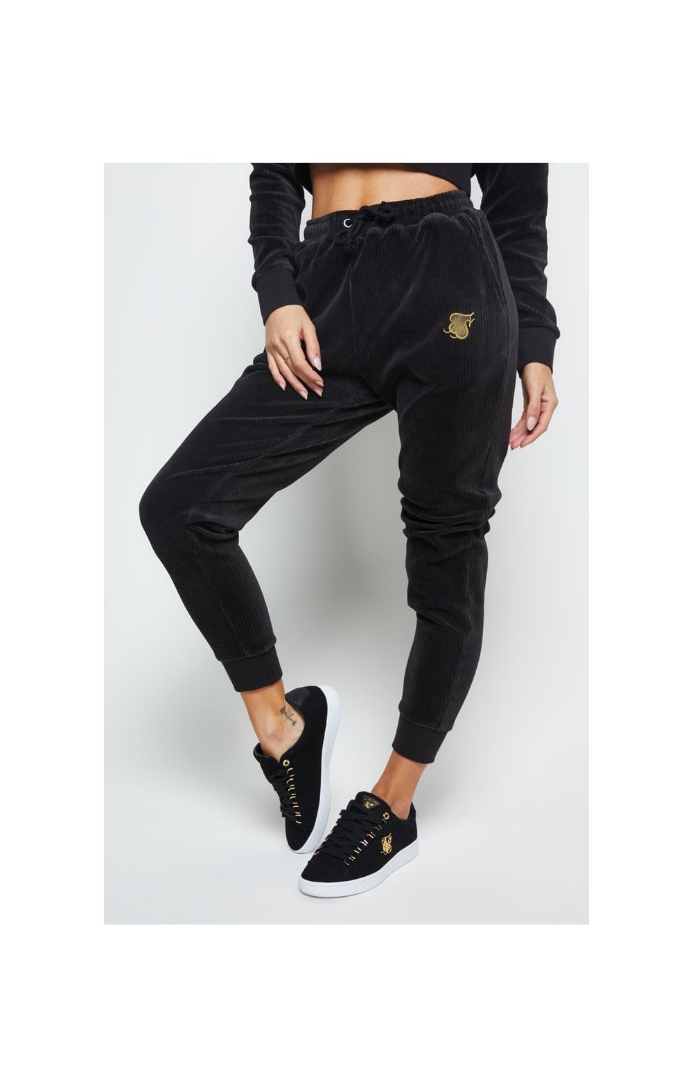 SikSilk Allure Joggers - Black sold by Siksilk
