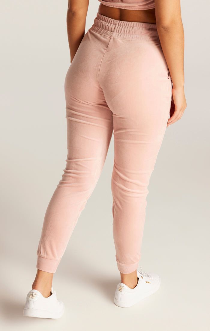 SikSilk Velour Embroidered Joggers - Pink sold by Siksilk product image thumbnail 3