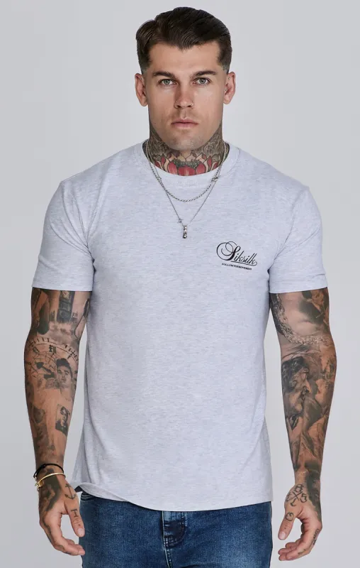 Snow Marl Graphic T-Shirt sold by Siksilk