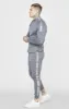 Grey Sports Funnel Neck Zip-Thru sold by Siksilk