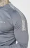 Grey Sports Funnel Neck Zip-Thru sold by Siksilk