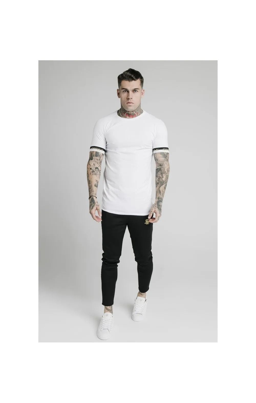 SikSilk S/S Deluxe Raglan Tech Tee - White sold by Siksilk product image thumbnail 2