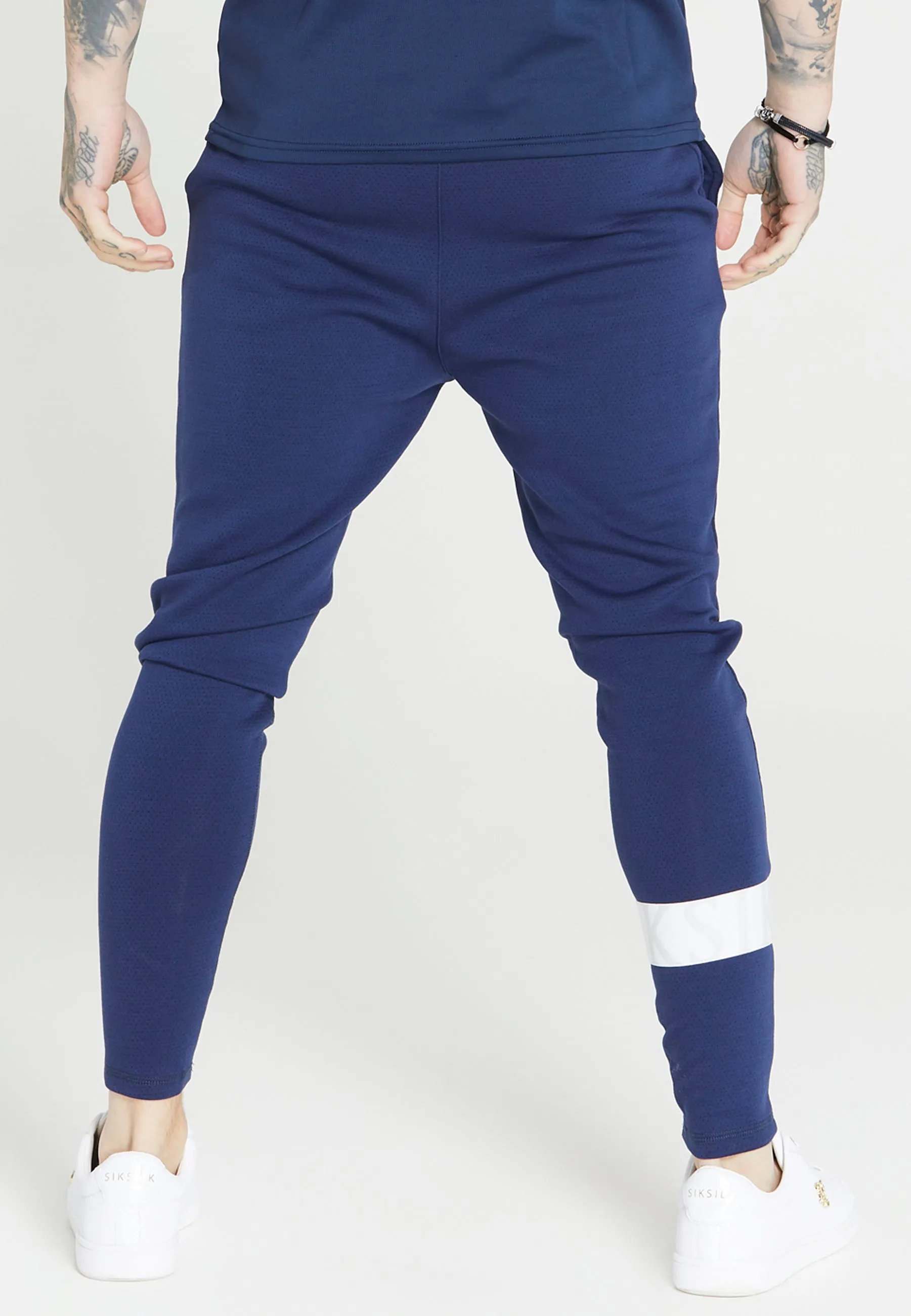 Navy Dynamic Track Pant sold by Siksilk product image thumbnail 4