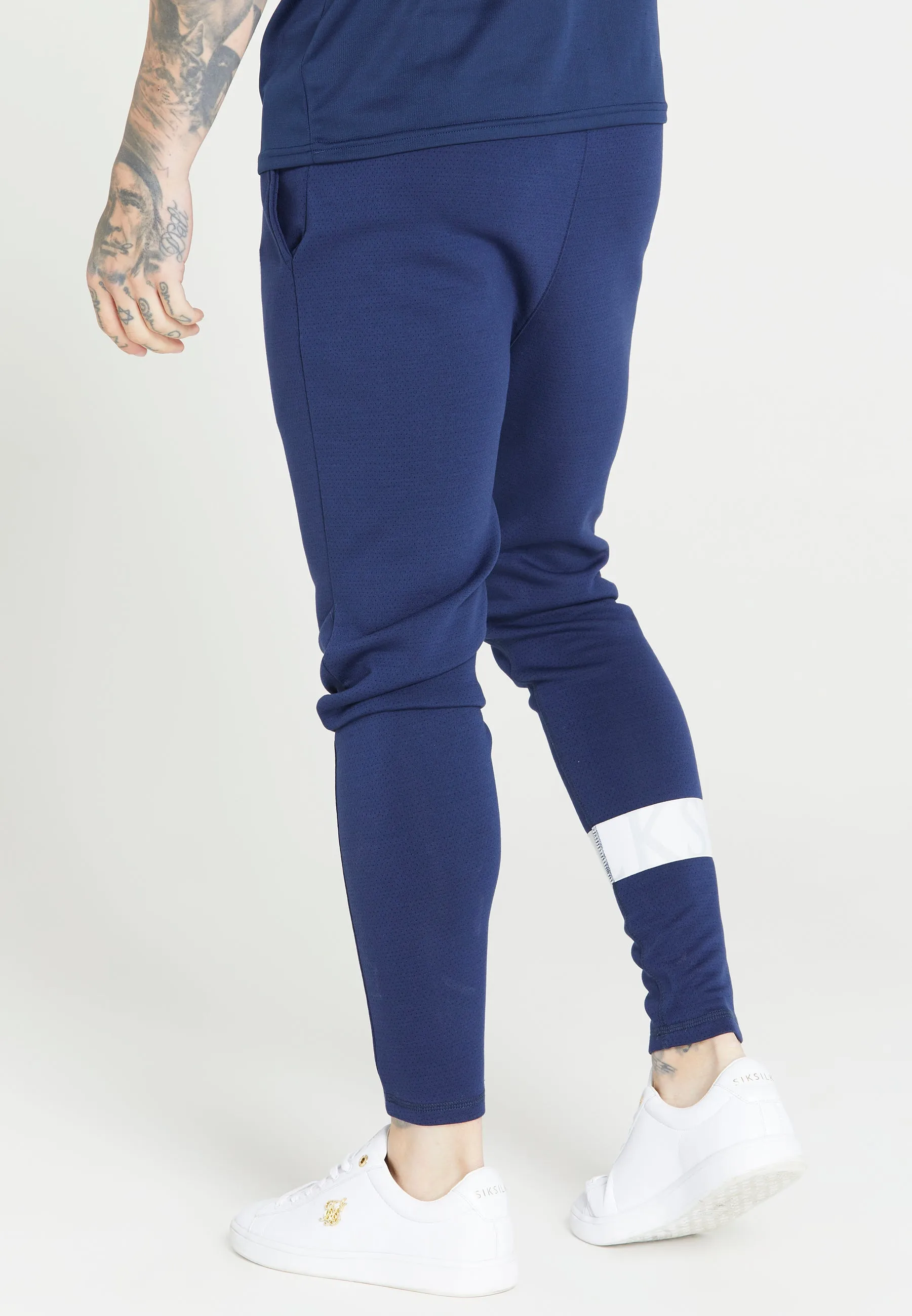 Navy Dynamic Track Pant sold by Siksilk product image thumbnail 2