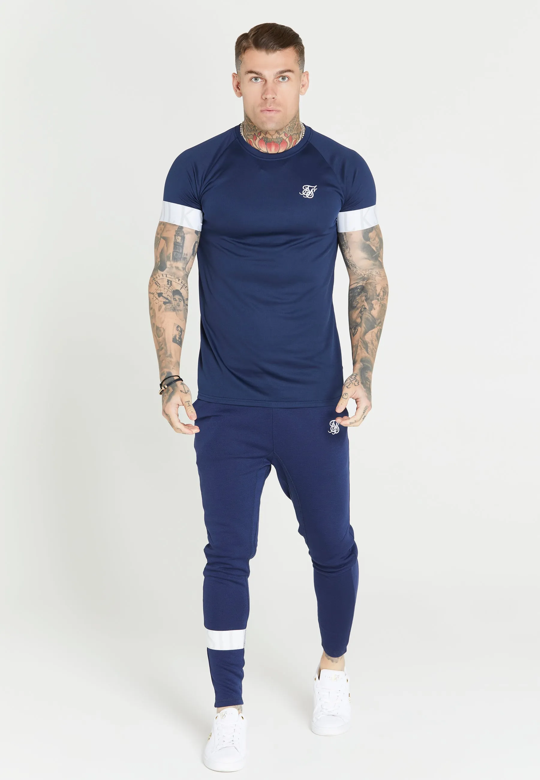Navy Dynamic Track Pant sold by Siksilk product image thumbnail 3