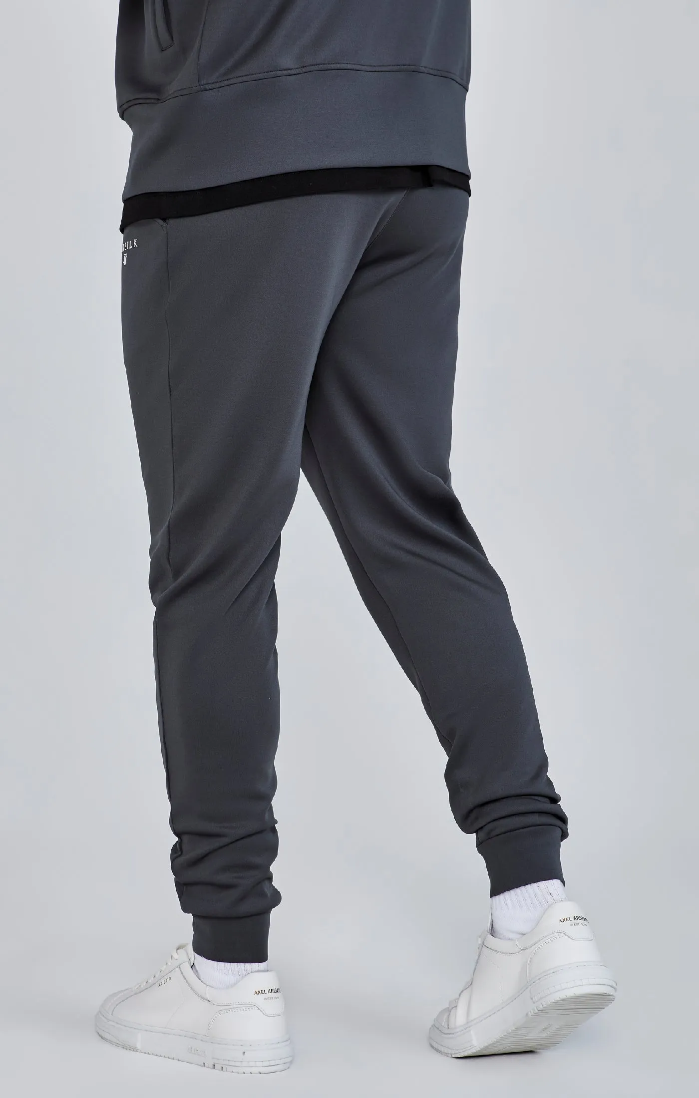 Grey Essentials Poly Track Pants sold by Siksilk product image thumbnail 4