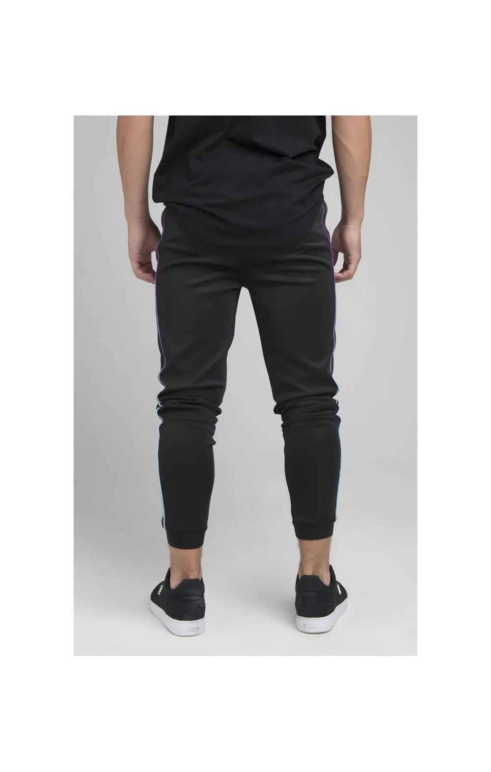 Boys Illusive Black Panelled Jogger sold by Siksilk product image thumbnail 3