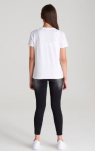Girls Black Paint Splatter Skinny Denim Jean sold by Siksilk