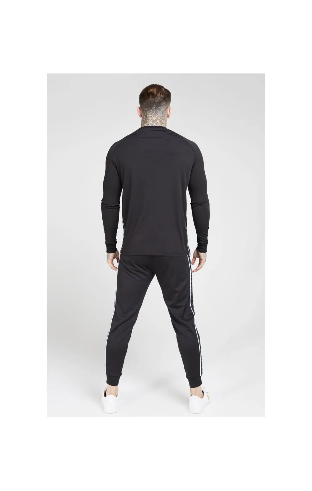 SikSilk L/S Tape Performance Sweater - Black sold by Siksilk product image thumbnail 4