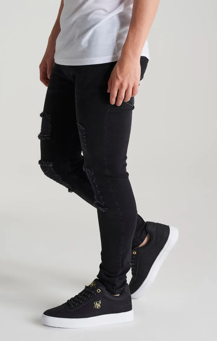 Boys Distressed Skinny Denim Jean sold by Siksilk