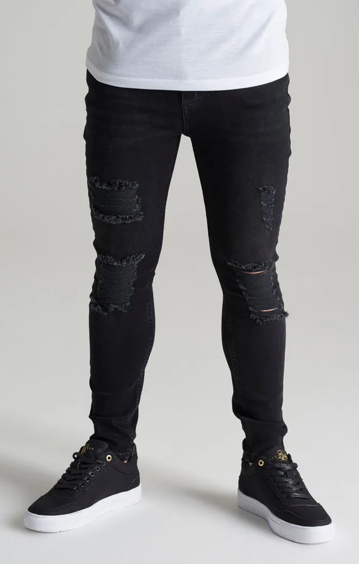 Boys Distressed Skinny Denim Jean sold by Siksilk product image thumbnail 3