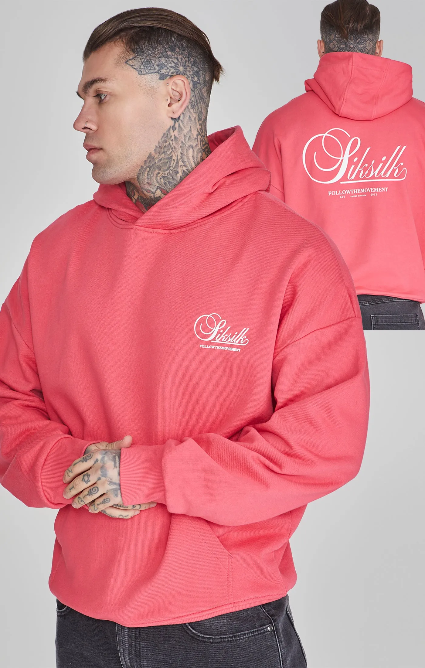 Pink Graphic Hoodie sold by Siksilk