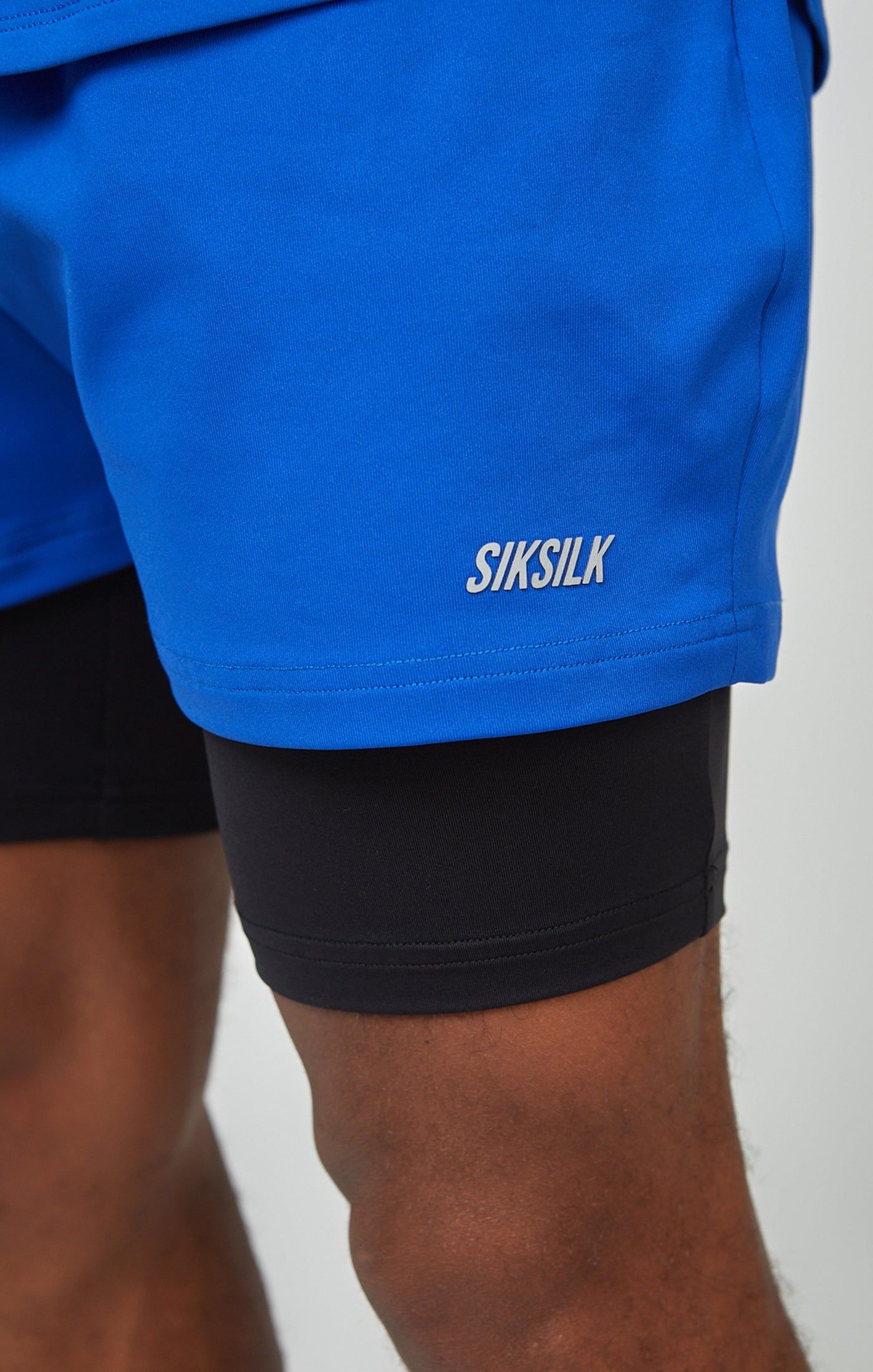 Blue Sports Dual Layer Short sold by Siksilk product image thumbnail 6