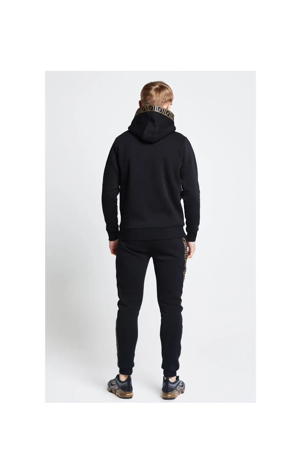 Illusive London Taped Overhead Hoodie - Black sold by Siksilk product image thumbnail 4