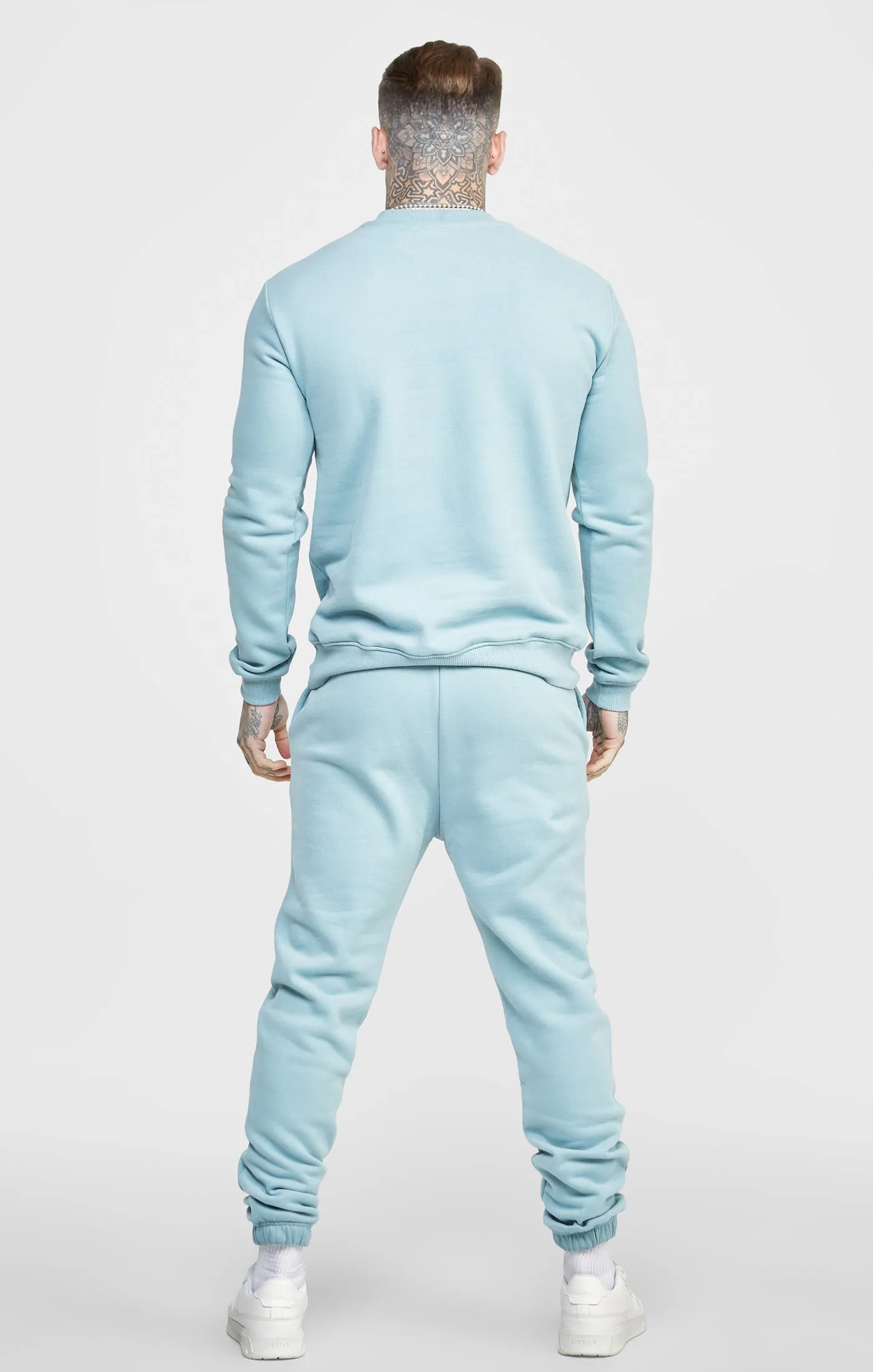 Blue Script Embroidery Jogger sold by Siksilk product image thumbnail 5