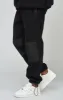 Ecru Polar Fleece Panelled Cuffed Jogger sold by Siksilk