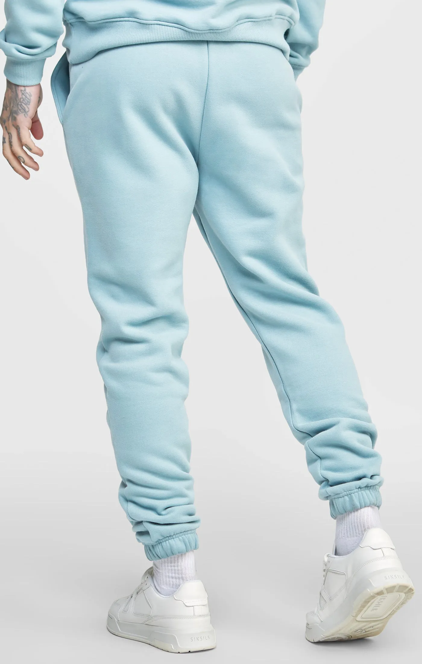 Blue Script Embroidery Jogger sold by Siksilk product image thumbnail 4