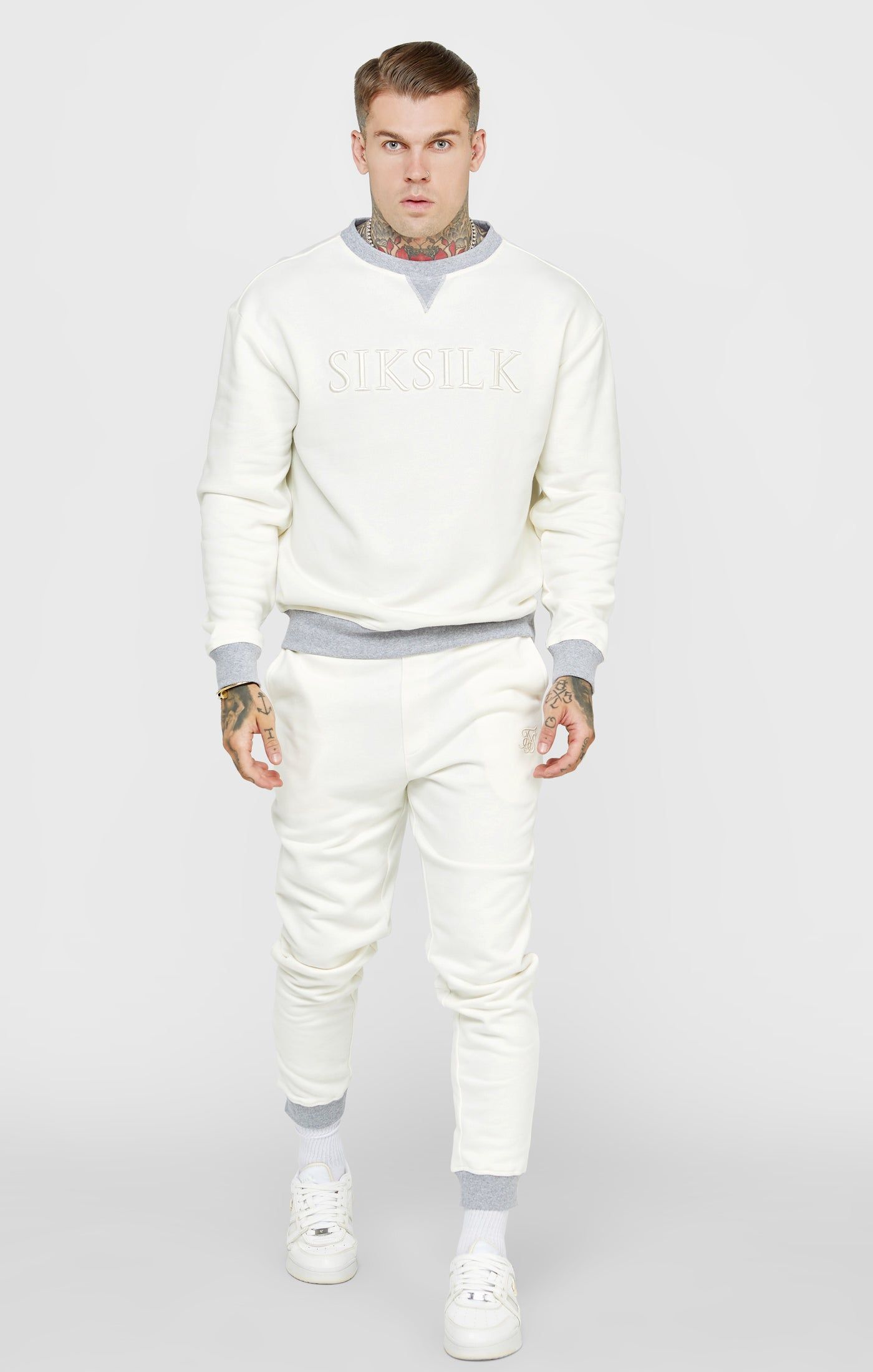 Ecru Contrast Oversized Sweater sold by Siksilk product image thumbnail 3