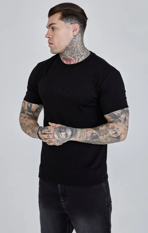 Black Logo T-Shirt sold by Siksilk