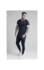 SikSilk Agility Deluxe Track Pants - Navy & Off White sold by Siksilk