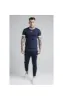 SikSilk Agility Deluxe Track Pants - Navy & Off White sold by Siksilk